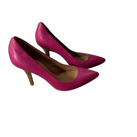 Coach Bright Pink Heels - Size 8 - Picture 1 of 6